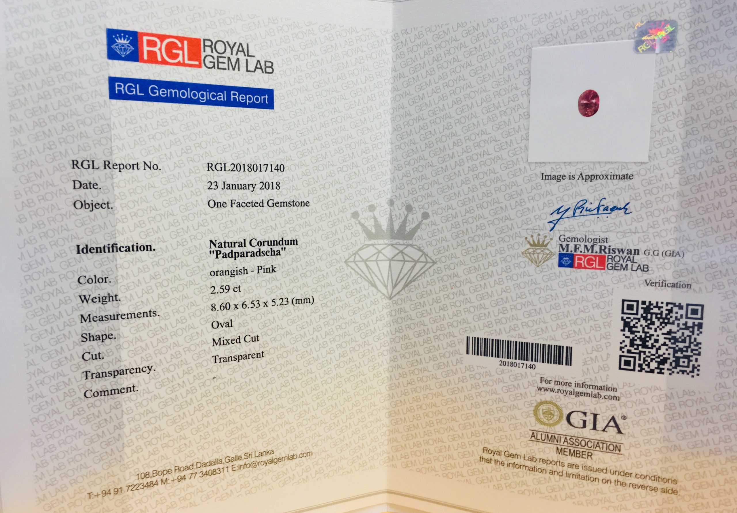 padparadscha sapphire