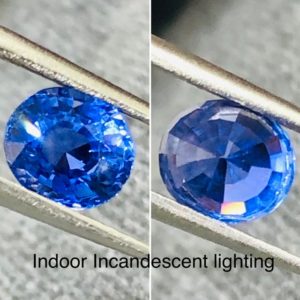 Certified Cornflower Blue Sapphire [NO HEAT/Ceylon Origin